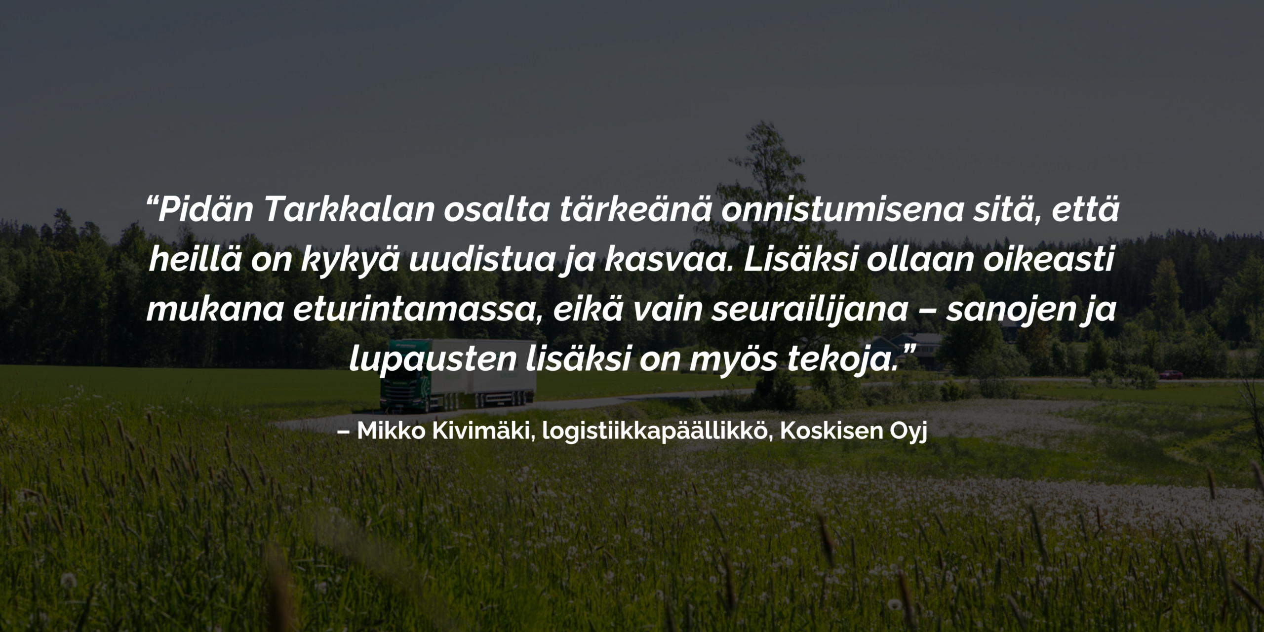 Koskisen Oyj sitaatti